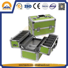 Promotional Aluminum Beauty Cosmetic Case with 4 Tray